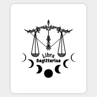 Libra & Sagittarius Sticker